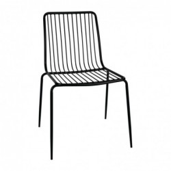 Chaises en fils d'acier Bolero (lot de 4) FB874 Bolero