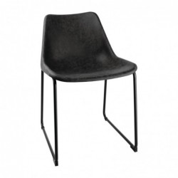 Chaises Bolero Rodeo noires (lot de 2) FB880 Bolero