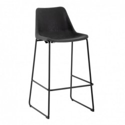 Tabouret haut Bolero Rodeo noir FB883 Bolero