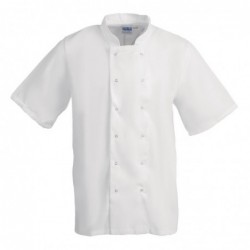 Veste de cuisine Whites Boston manches courtes blanche M B250-M Whites Chefs Clothing