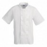 Veste de cuisine Whites Boston manches courtes blanche M B250-M Whites Chefs Clothing