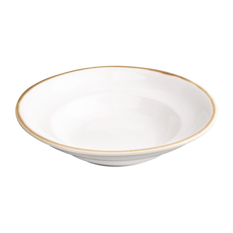 Assiettes à pâtes Olympia Kiln couleur craie 250mm (lot de 4) FB979 Olympia Assiettes à pâtes Olympia Kiln couleur craie 250mm (lot de 4) FB979 Olympia