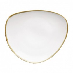 Assiettes triangulaires couleur craie Olympia Kiln 230mm (lot de 6) FB984 Olympia