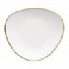 Assiettes triangulaires couleur craie Olympia Kiln 280mm (lot de 4) FB985 Olympia