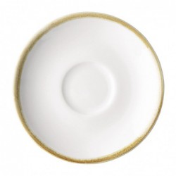 Soucoupes couleur craie pour tasses à espresso Olympia Kiln 115mm (lot de 6) FB987 Olympia