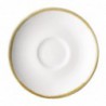 Soucoupes couleur craie pour tasses à espresso Olympia Kiln 115mm (lot de 6) FB987 Olympia