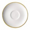 Soucoupes couleur craie pour tasses à espresso Olympia Kiln 140mm (lot de 6) FB989 Olympia