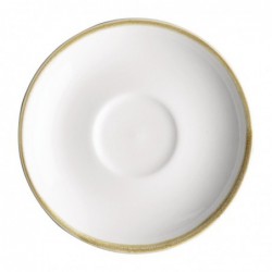 Soucoupes couleur craie pour tasses à espresso Olympia Kiln 160mm (lot de 6) FB991 Olympia