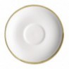 Soucoupes couleur craie pour tasses à espresso Olympia Kiln 160mm (lot de 6) FB991 Olympia