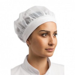 Couvre-chef confortable Whites blanche B252 Whites Chefs Clothing