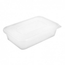 Barquettes alimentaires premium avec couvercles 500ml (lot de 250) FC090 Sans Marque
