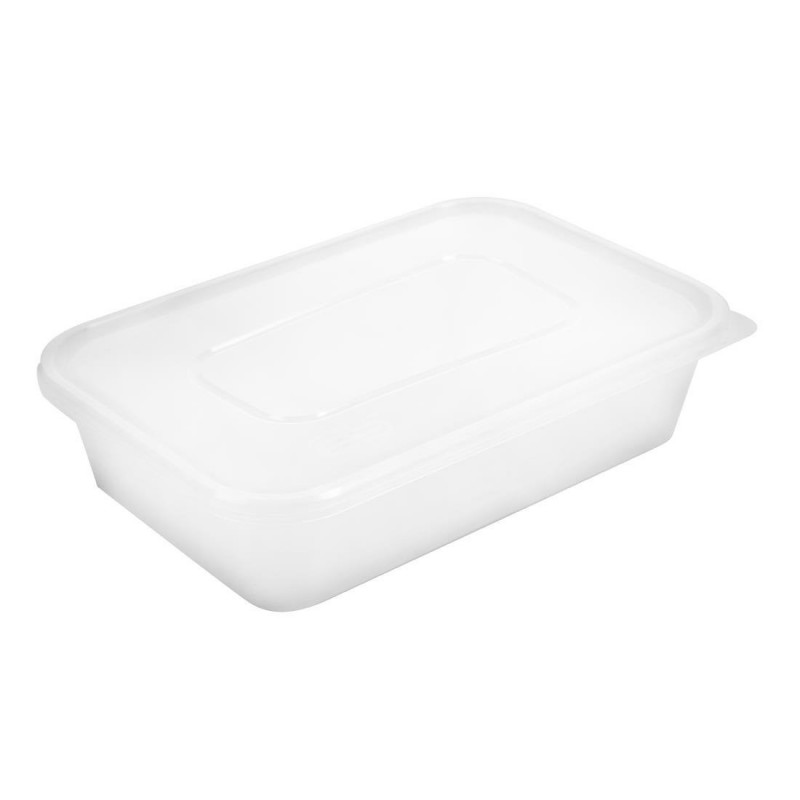 Barquettes alimentaires premium avec couvercles 500ml (lot de 250) FC090 Sans Marque Barquettes alimentaires premium avec couvercles 500ml (lot de 250) FC090 Sans Marque