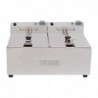 Friteuse double Buffalo - 2x5L 2x2