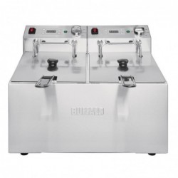 Friteuse double avec minuterie Buffalo - 2x5L 2x2