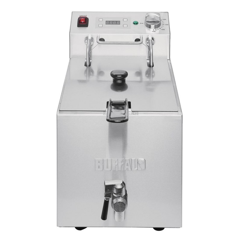 Friteuse simple Buffalo - 1 x 8L 2 Friteuse simple Buffalo - 1 x 8L 2