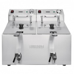 Friteuse double Buffalo - 2 x 8L 2