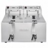 Friteuse double Buffalo - 2 x 8L 2