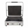 Grand gril de contact simple Buffalo rainuré/rainuré FC380 Buffalo