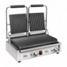 Gril de contact double Buffalo rainuré/lisse FC385 Buffalo