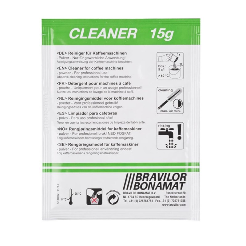 Nettoyant pour résidus de café et de thé Bravilor (60 sachets) FC401 Bravilor Bonamat Nettoyant pour résidus de café et de thé Bravilor (60 sachets) FC401 Bravilor Bonamat