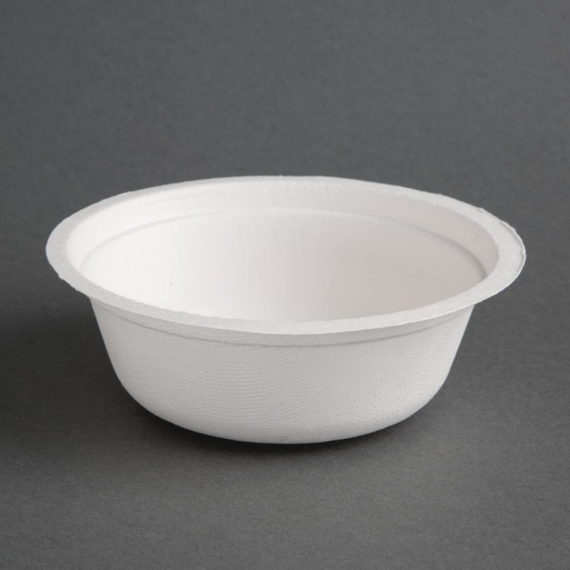 Bols ronds compostables en bagasse Fiesta Compostable 350ml (lot de 50) FC510 Fiesta Compostable Bols ronds compostables en bagasse Fiesta Compostable 350ml (lot de 50) FC510 Fiesta Compostable