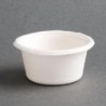 Pots portion en bagasse Fiesta Compostable 59ml (lot de 1000) FC517 Fiesta