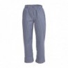 Pantalon de cuisine mixte Whites Vegas petits carreaux bleus et blancs M B311-M Whites Chefs Clothing