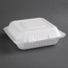 Boîtes avec couvercle à charnière Recyclables en bagasse Fiesta Recyclable 236mm (lot de 200) FC527 Fiesta