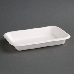 Barquettes compostables en bagasse Fiesta Compostable 340ml (lot de 50) FC528 Fiesta
