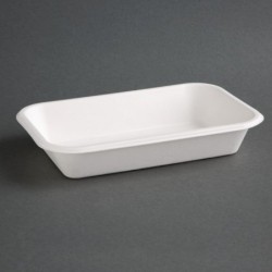 Barquettes compostables en bagasse Fiesta Compostable 680ml (lot de 50) FC531 Fiesta