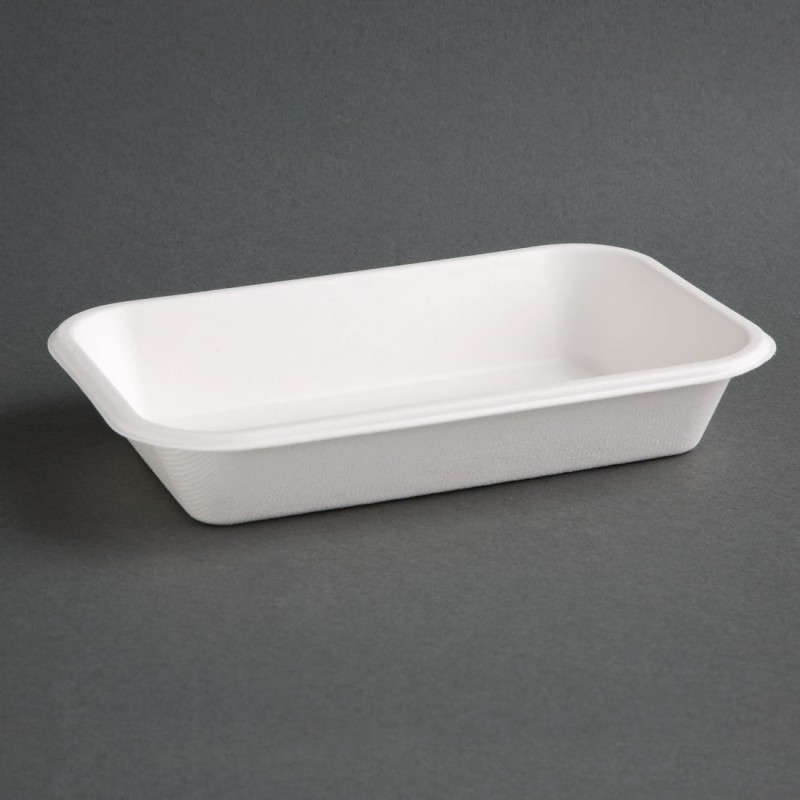Barquettes compostables en bagasse Fiesta Compostable 680ml (lot de 50) FC531 Fiesta Barquettes compostables en bagasse Fiesta Compostable 680ml (lot de 50) FC531 Fiesta