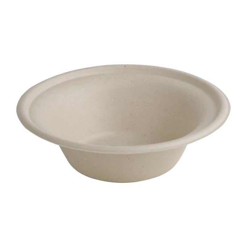 Bols ronds compostables en bagasse coloris naturel Fiesta Compostable 312ml (lot de 50) FC543 Fiesta Compostable Bols ronds compostables en bagasse coloris naturel Fiesta Compostable 312ml (lot de 50) FC543 Fiesta Compostable
