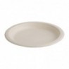 Assiettes rondes compostables en bagasse Fiesta Compostable coloris naturel 260mm (lot de 50) FC545 Fiesta