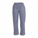 Pantalon de cuisine mixte Whites Vegas petits carreaux bleus et blancs XL B311-XL Whites Chefs Clothing