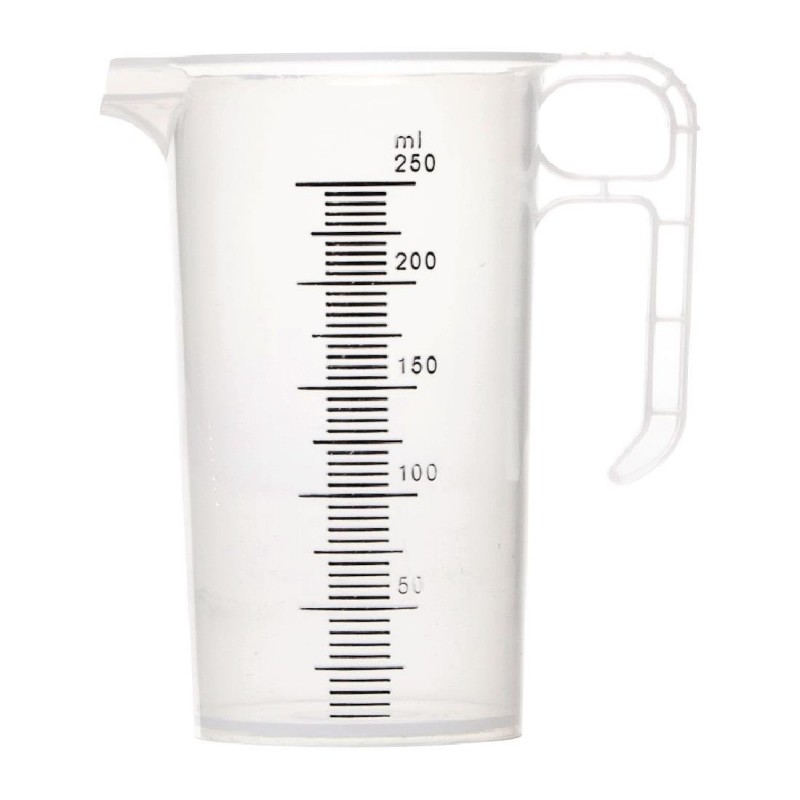 Pichet mesureur en polypropylène 250ml FD324 Pro-Measures Pichet mesureur en polypropylène 250ml FD324 Pro-Measures