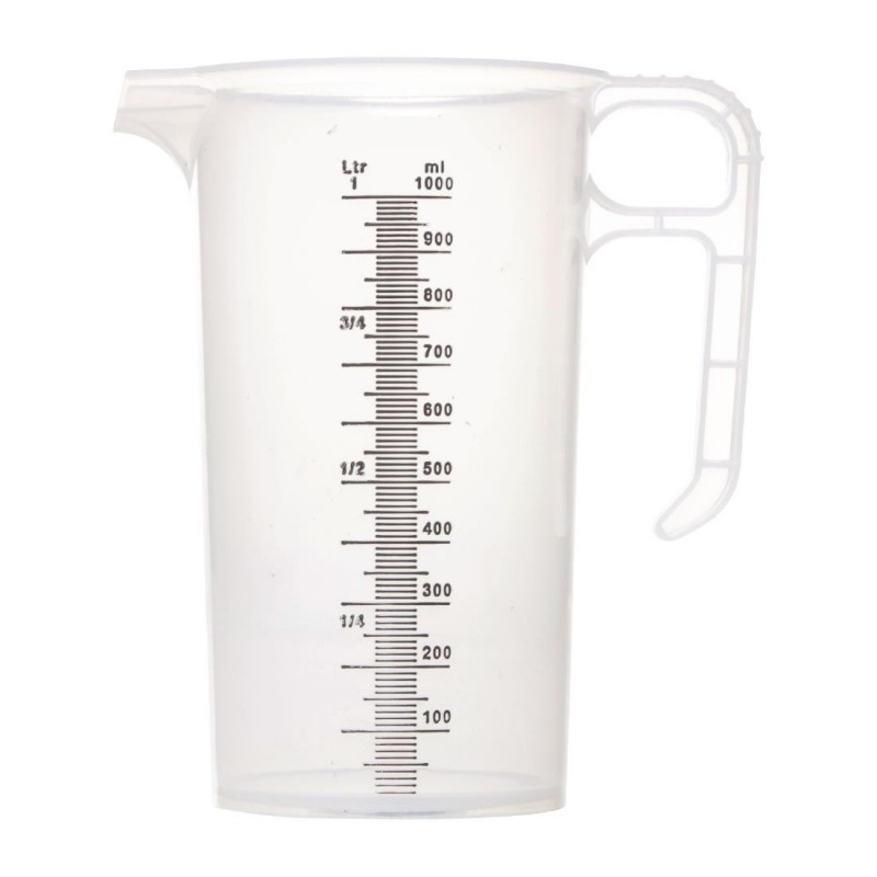 Pichet mesureur en polypropylène 1L FD326 Pro-Measures Pichet mesureur en polypropylène 1L FD326 Pro-Measures