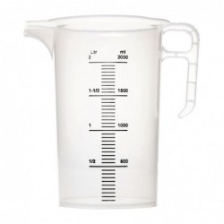 Pichet mesureur en polypropylène 2L FD327 Pro-Measures