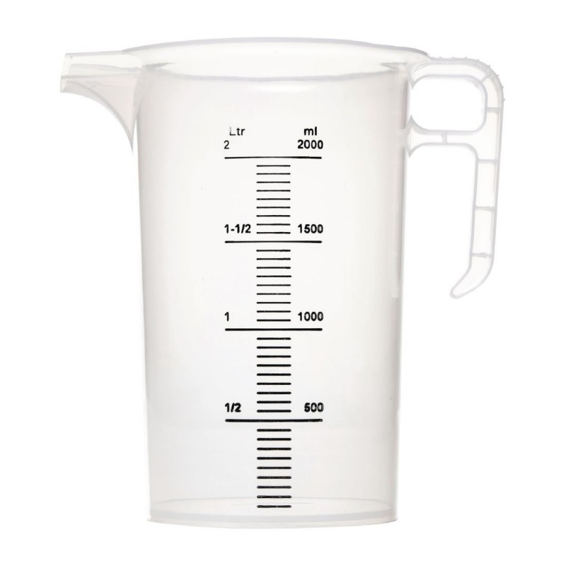 Pichet mesureur en polypropylène 2L FD327 Pro-Measures Pichet mesureur en polypropylène 2L FD327 Pro-Measures