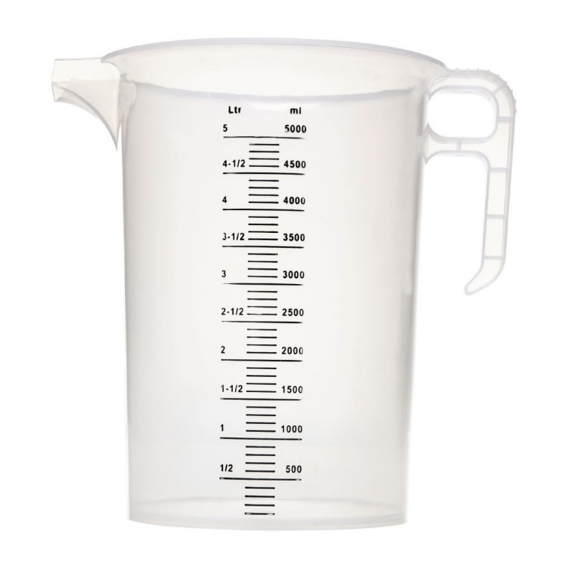 Pichet mesureur en polypropylène 5L FD329 Pro-Measures Pichet mesureur en polypropylène 5L FD329 Pro-Measures