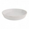 Bols plats ronds mouchetés blancs Olympia Cavolo 220mm (lot de 4) FD901 Olympia