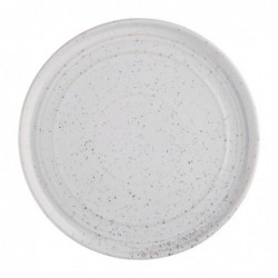 Assiettes plates rondes Olympia Cavolo blanc moucheté 220mm (lot de 6) FD903 Olympia