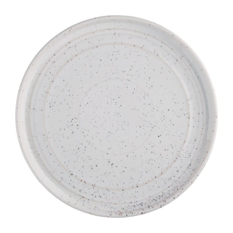 Assiettes plates rondes Olympia Cavolo blanc moucheté 220mm (lot de 6) FD903 Olympia Assiettes plates rondes Olympia Cavolo blanc moucheté 220mm (lot de 6) FD903 Olympia