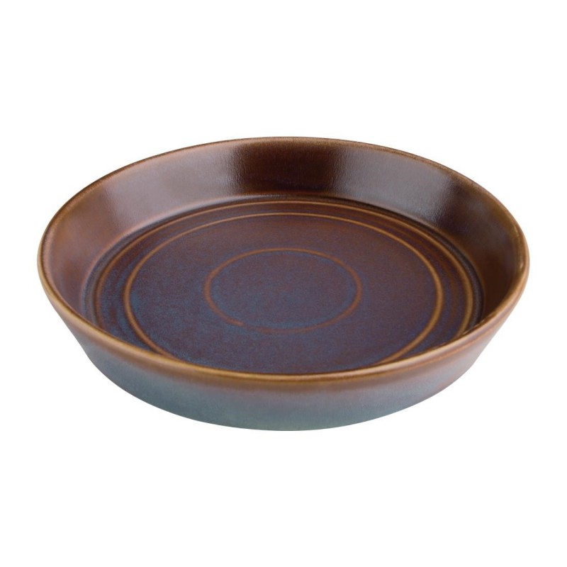 Bols plats ronds irisés Olympia Cavolo 220mm (lot de 4) FD913 Olympia Bols plats ronds irisés Olympia Cavolo 220mm (lot de 4) FD913 Olympia
