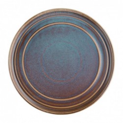 Assiettes plates rondes irisées Olympia Cavolo 220mm (lot de 6) FD915 Olympia