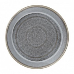Bols plats ronds anthracite Olympia Cavolo 220mm (lot de 4) FD919 Olympia