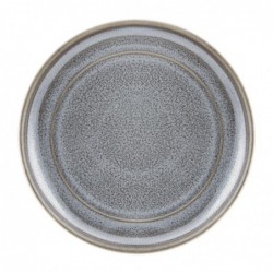 Assiettes plates rondes Olympia Cavolo anthracite 180mm (lot de 4) FD920 Olympia