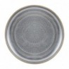 Assiettes plates rondes Olympia Cavolo anthracite 180mm (lot de 4) FD920 Olympia