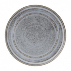 Assiettes plates rondes Olympia Cavolo anthracite 220mm (lot de 4) FD921 Olympia