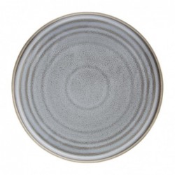 Assiettes plates rondes Olympia Cavolo anthracite 270mm (lot de 4) FD922 Olympia