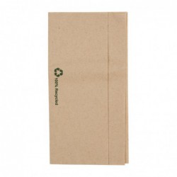 Serviettes kraft recyclées pliées Fiesta Recyclable 320x300mm (lot de 6000) FE211 Fiesta Recyclable